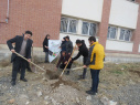 مراسم کاشت نهال به مناسبت روز درختکاری و هفته منابع طبیعی در محوطه دانشکده جدید