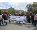 حضور حماسی دانشکده کشاورزی و منابع طبیعی اهر در راهپیمایی روز قدس