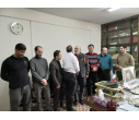 مراسم تجلیل از جناب آقای محمدباقر بابائی مسئول محترم حراست دانشکده کشاورزی و منابع طبیعی اهر