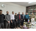 مراسم تجلیل از جناب آقای محمدباقر بابائی مسئول محترم حراست دانشکده کشاورزی و منابع طبیعی اهر